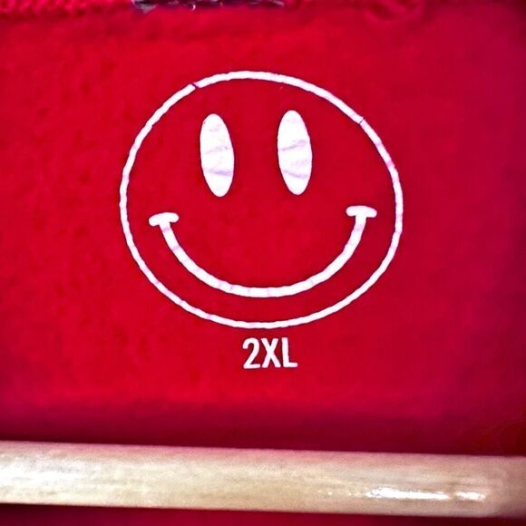 ASCOT + HART Red Pullover Top Sweatshirt Long Sleeve Crewneck Crew Neck | 2X - Picture 5 of 5